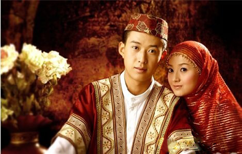 回族婚纱照