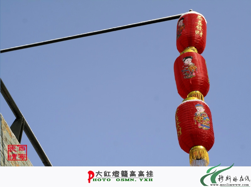 大红灯笼高高挂  冶晓辉摄