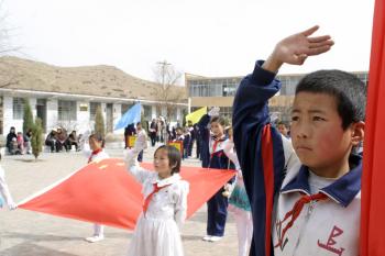 青海：乡村小学运动会