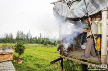 武汉农民自制土炮轰退百人强拆队