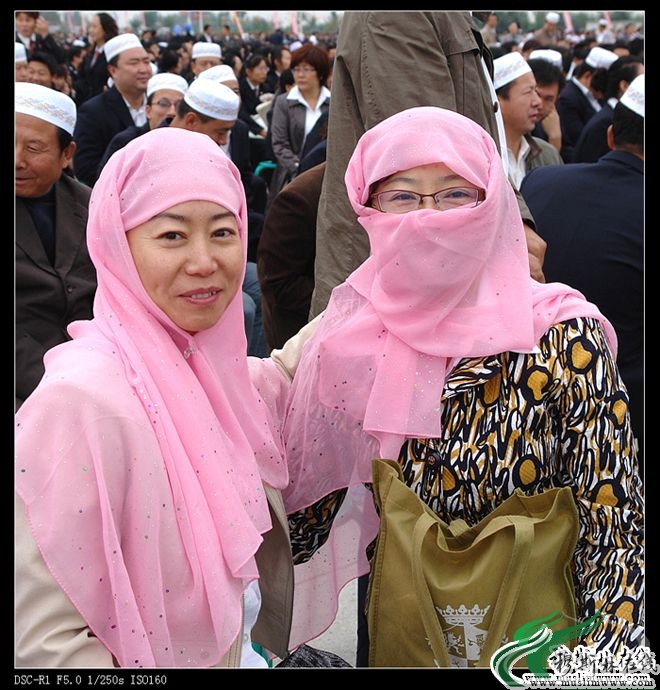 咱姊妹今儿也秀一把穆斯林盖头秀