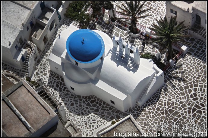 空中拍摄典型的阿拉伯建筑