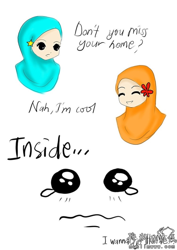 穆斯林动漫美少女