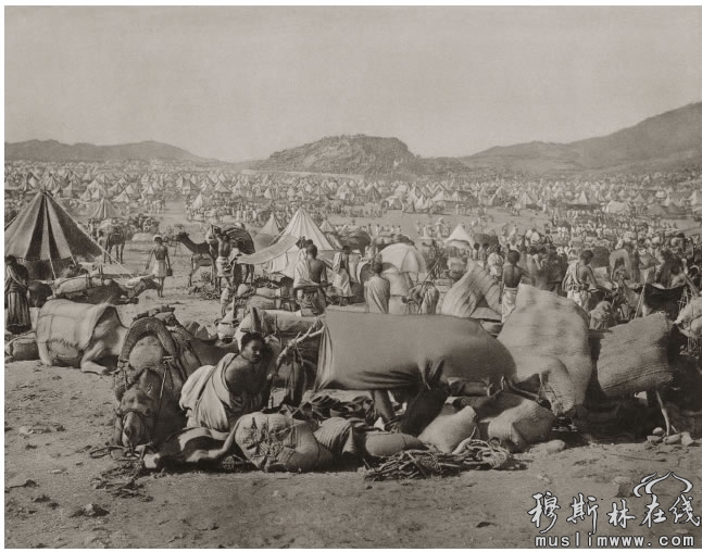 19世纪穆斯林朝觐麦加的珍贵照片
