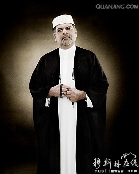 阿拉伯男性头巾长袍服饰