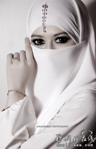唯美伊斯兰头巾服饰