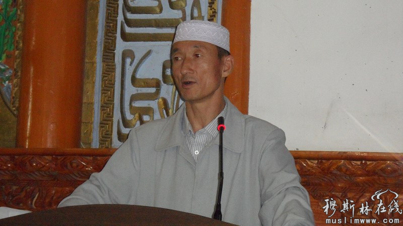 兰州灵明堂拱北隆重举行开斋节会礼。 中道一雄摄影报道