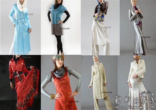 漂亮的穆斯林女性服饰