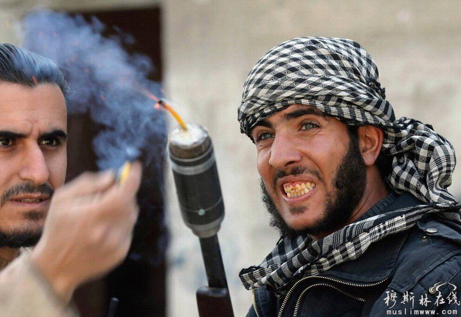 叙利亚反对派所发明的“枪榴弹”