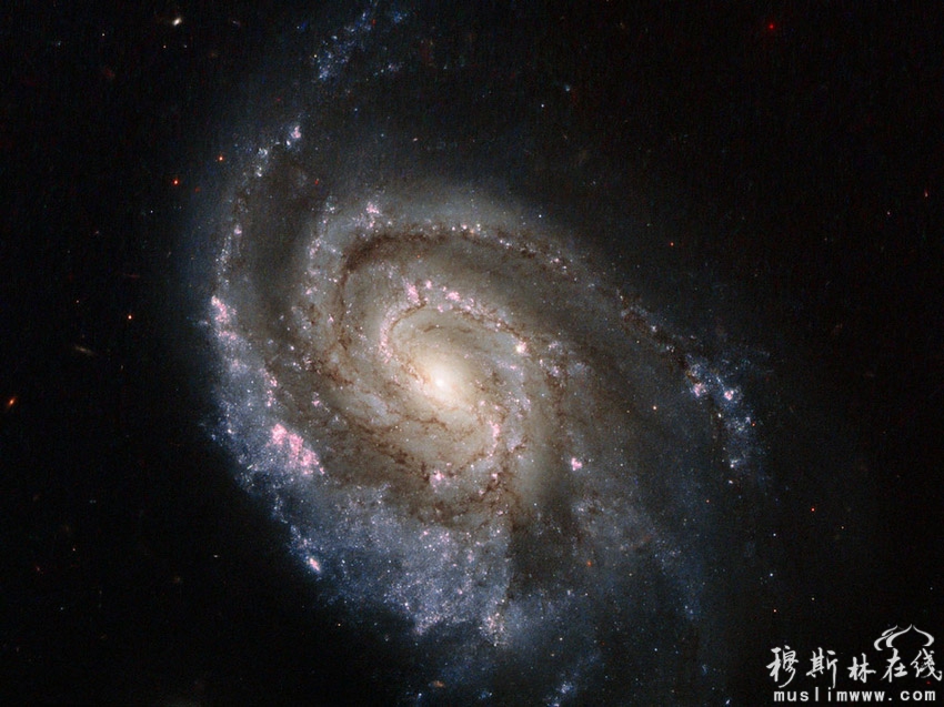恒星爆炸：哈勃太空望远镜拍摄了螺旋星系NGC-6984中一颗恒星爆炸的图像。在星系核右方偏上的一个明亮的星状物体就是这颗爆炸的超新星SN-2013ek。